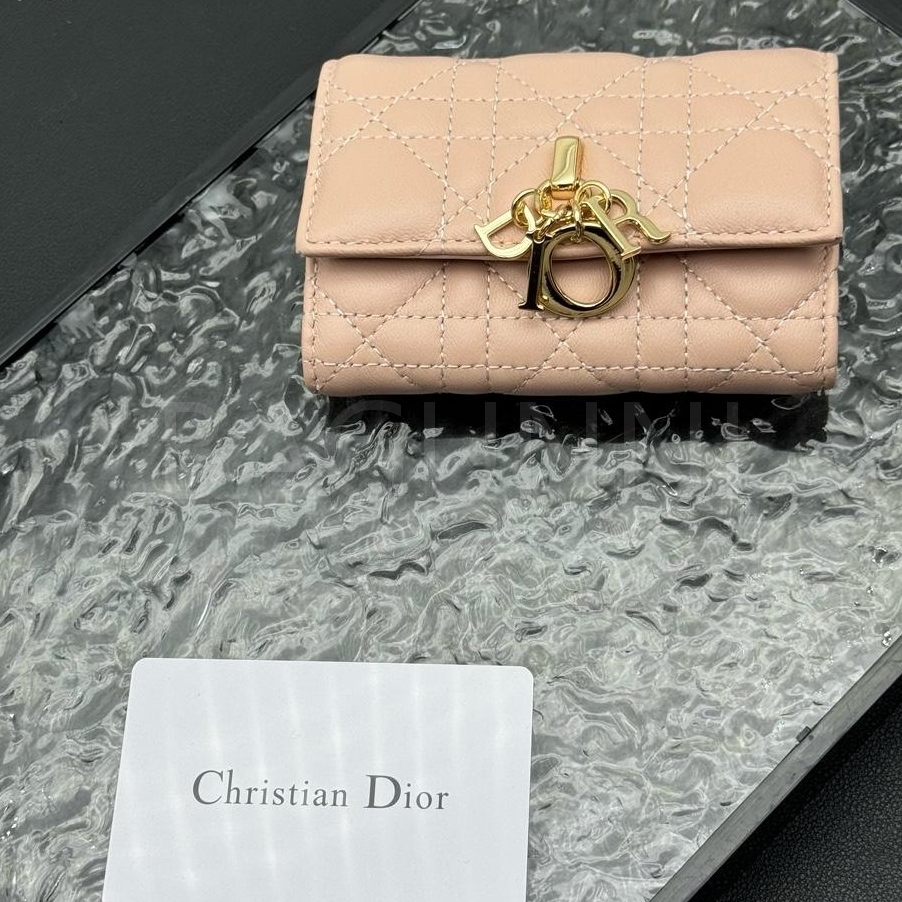 디올 지퍼 카드지갑