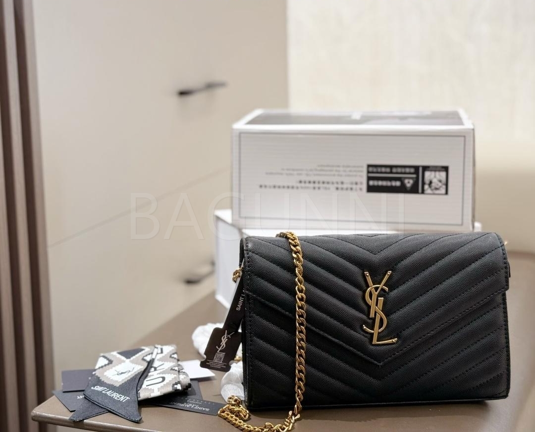 YSL 퀼팅 백