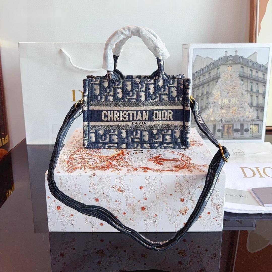 디올 미니 토트백