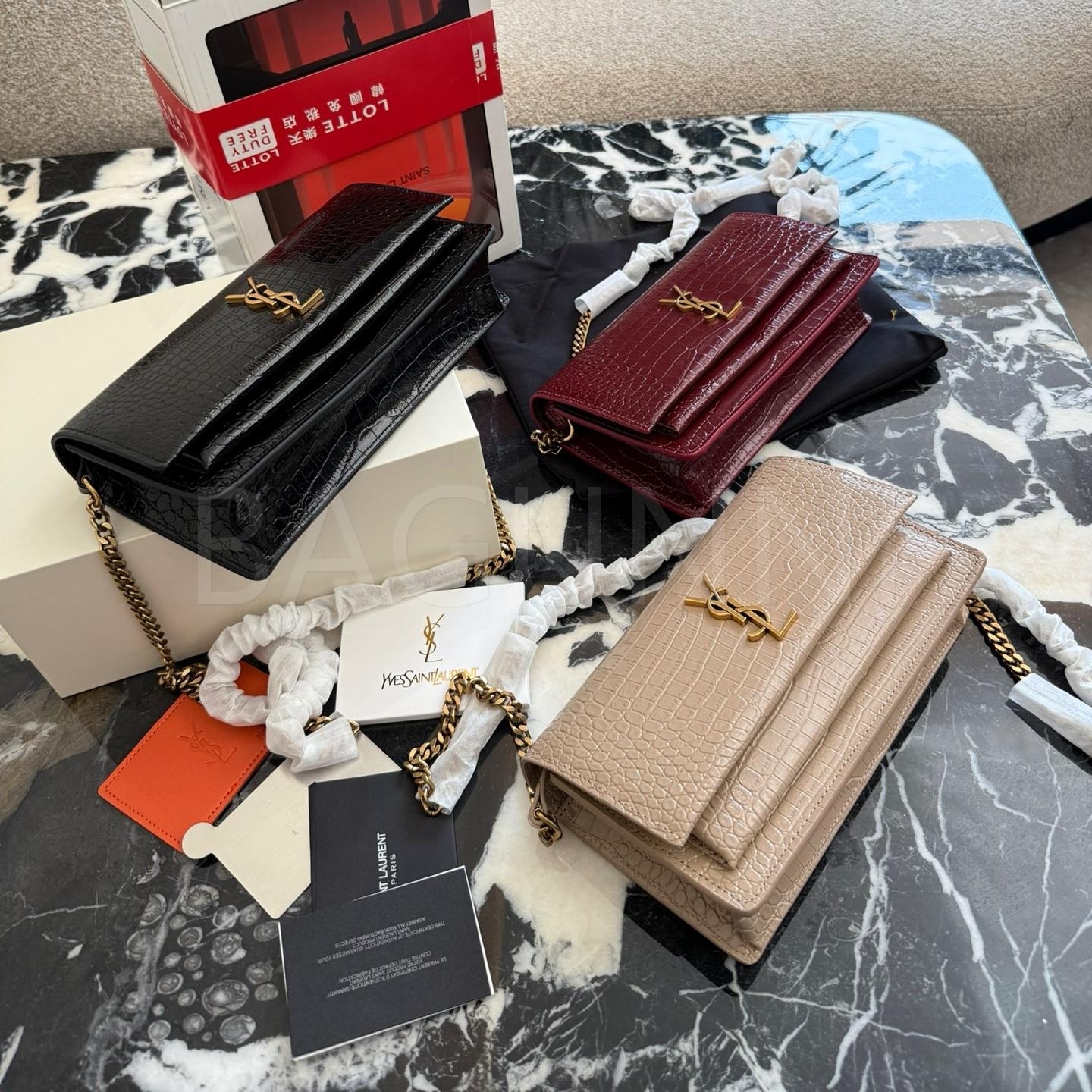 YSL 선셋 숄더백