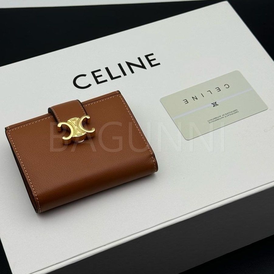 셀린느 트리옹프 지퍼 카드지갑