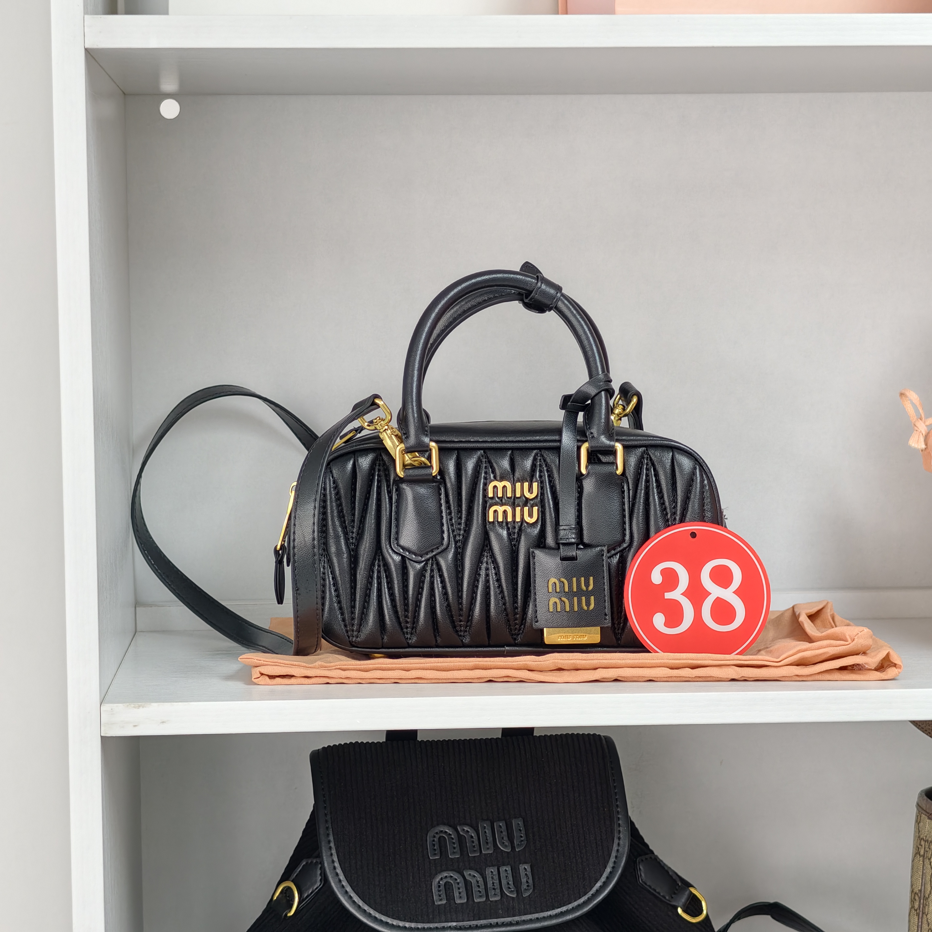 [live38] 미우미우 아르카디 마테라쎄 나파 가죽 백