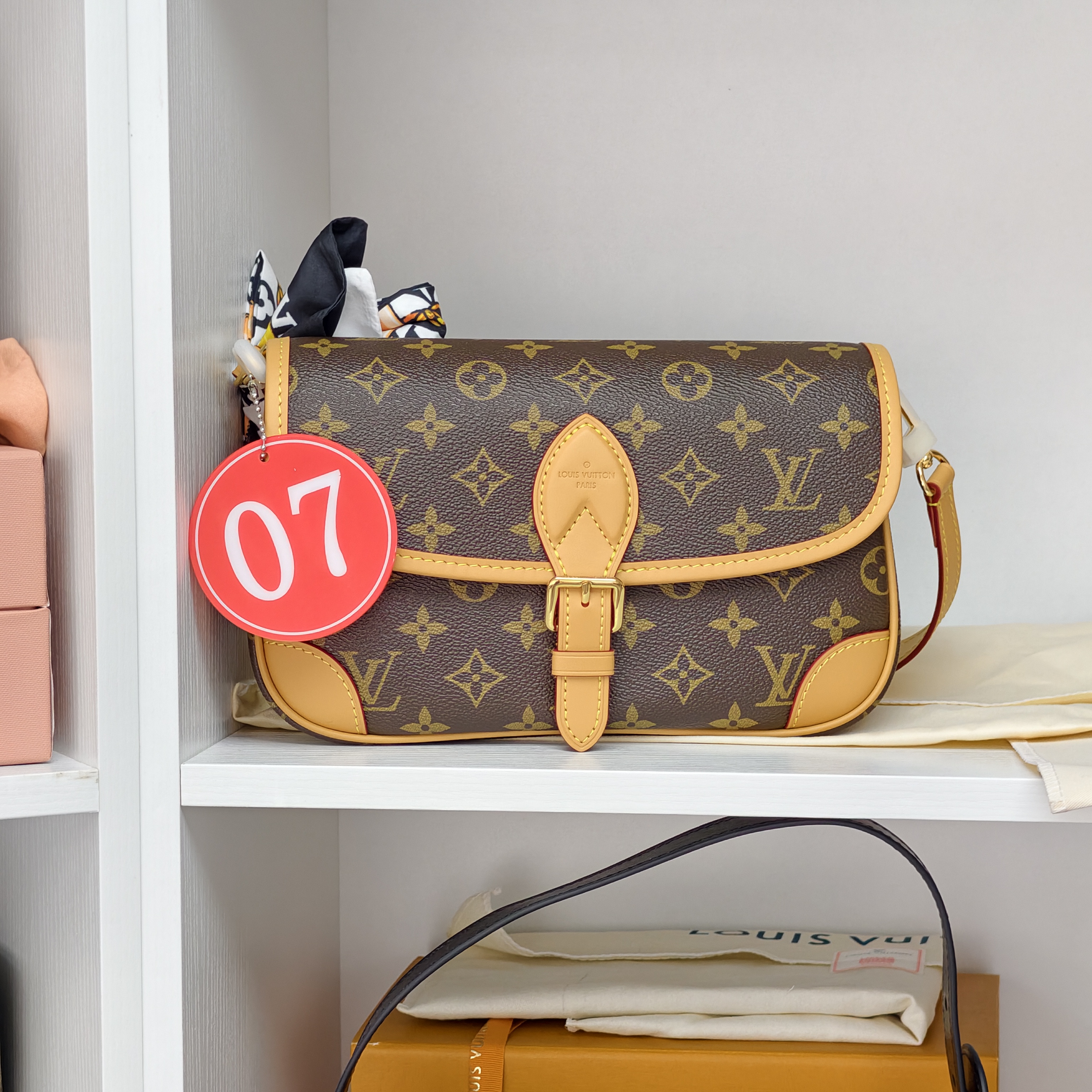 [live7] 루이비통 다이앤 모노그램 숄더백